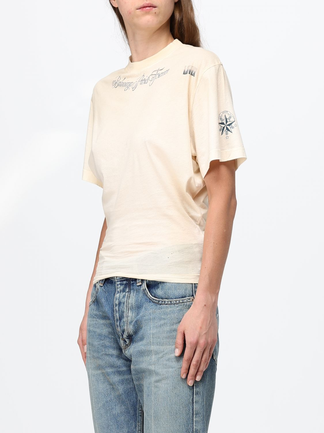 [Balenciaga] T-shirts Short Sleeve FW26 A0016UTUVQ3 9002