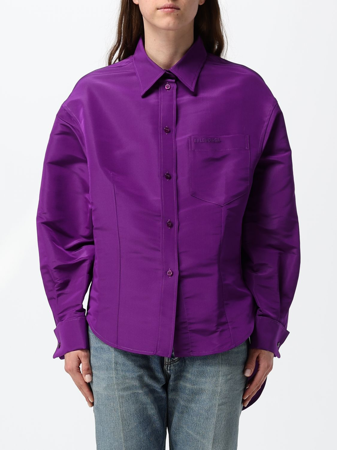 [Balenciaga] Shirts Long Sleeve FW26 872318TUP19 5210