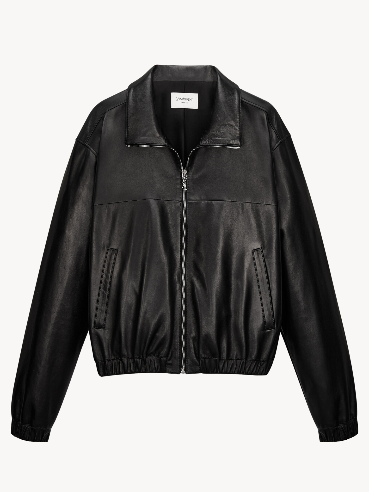 [Saint Laurent] Leather Jacket FW26 A000H9YCOJ21000