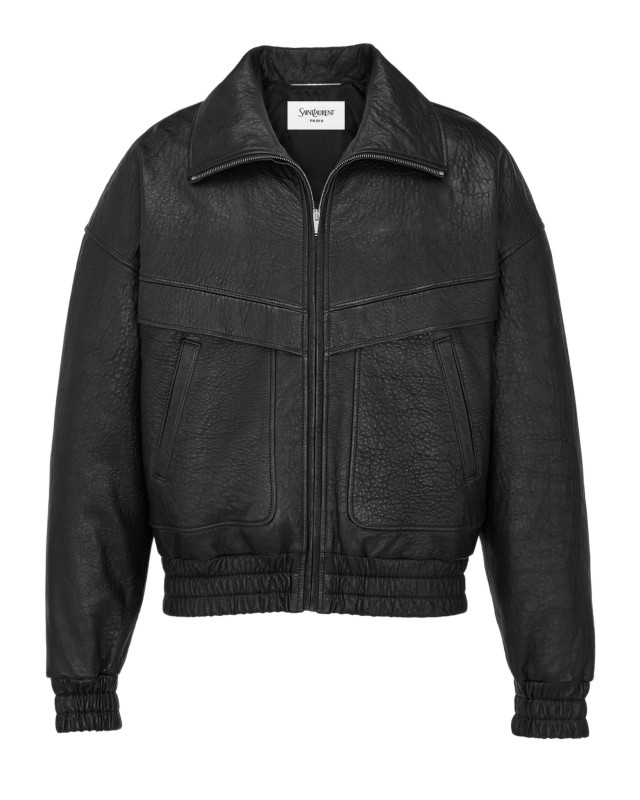 [Saint Laurent] Leather Jacket FW26 847967YCNF21000