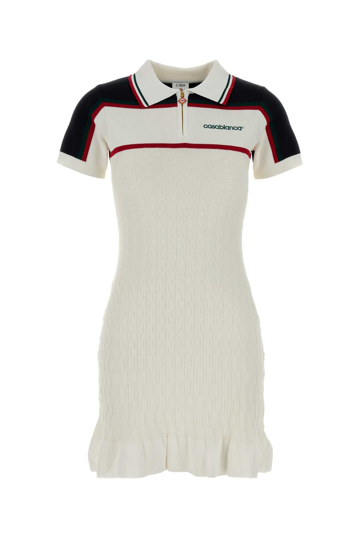 [Casablanca] Short sleeve dress FW26 WPF26KW157001 VISCOSEBLE