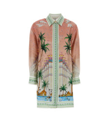 [Casablanca] Long sleeve dress FW26 WPF26DR16701 ETHEREAL