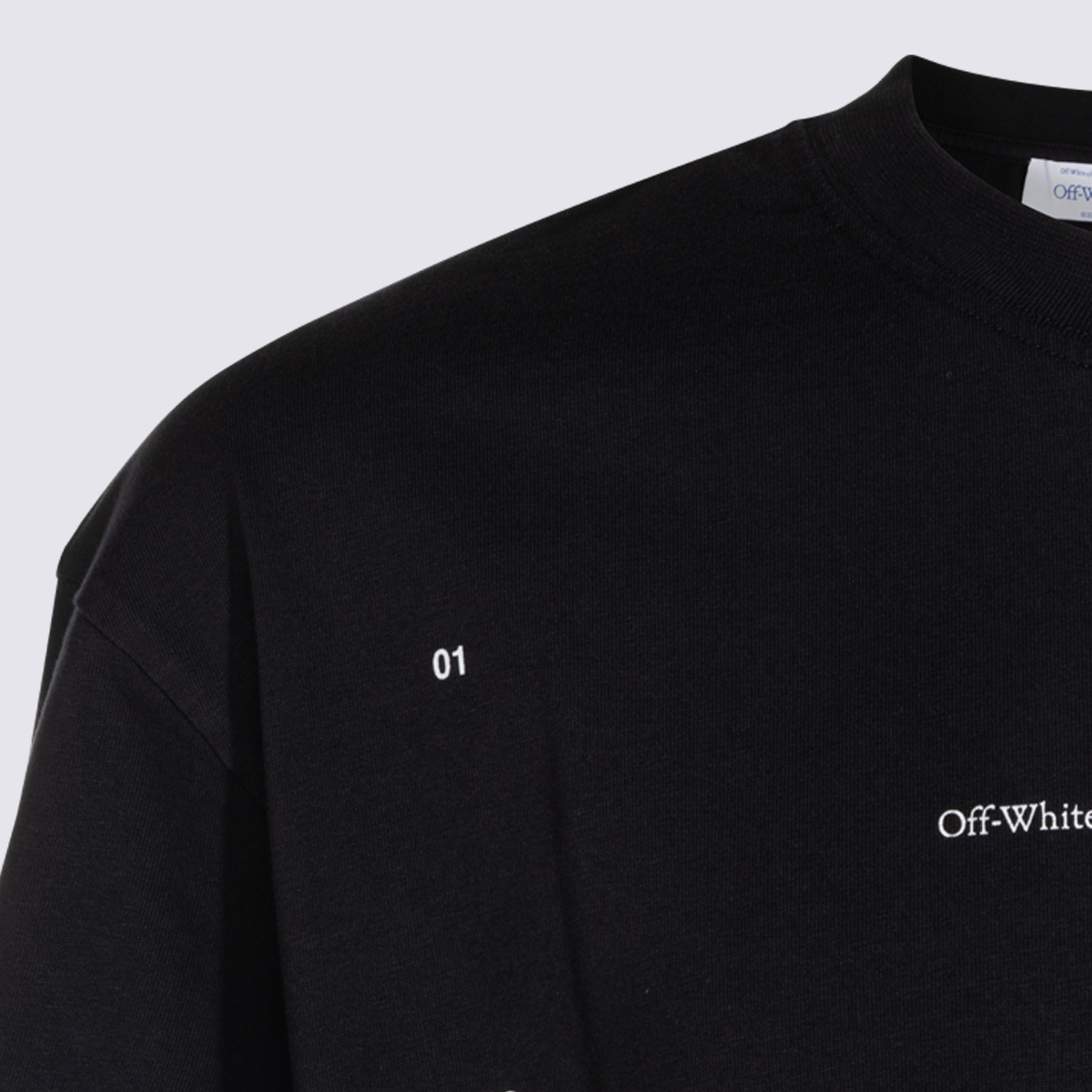 [Off-White] T-shirts Short Sleeve FW26 OMAA120F26JER00F001