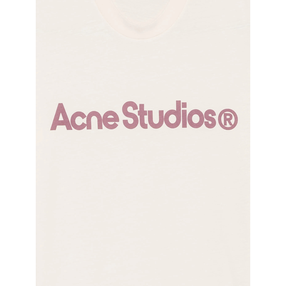 [Acne Studios] T-shirts Short Sleeve FW26 CL0489  PPINK