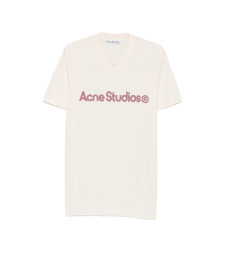 [Acne Studios] T-shirts Short Sleeve FW26 CL0489  PPINK