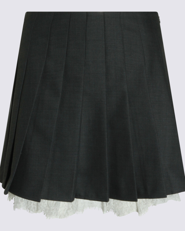 [Self - portrait] Mini skirt FW26 PF26006SKGRGREY