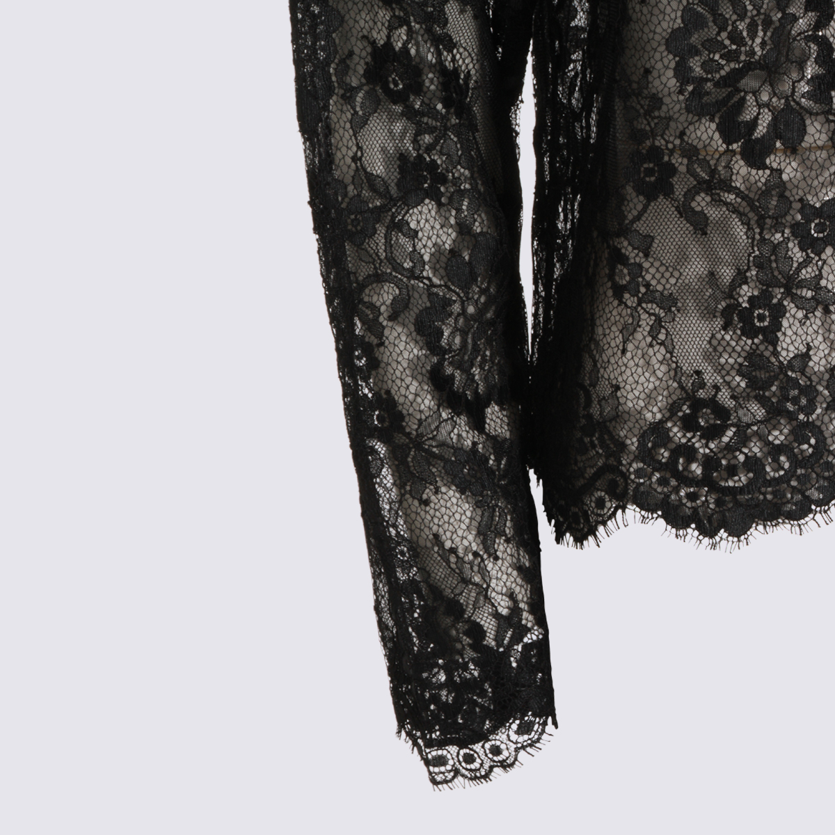 [Self - portrait] Blouse FW26 PF26032TABBLACK