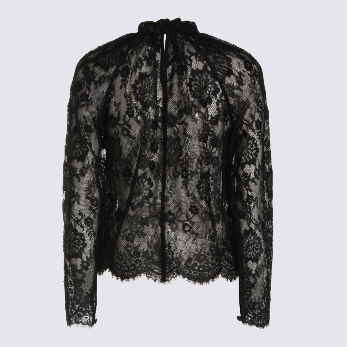 [Self - portrait] Blouse FW26 PF26032TABBLACK