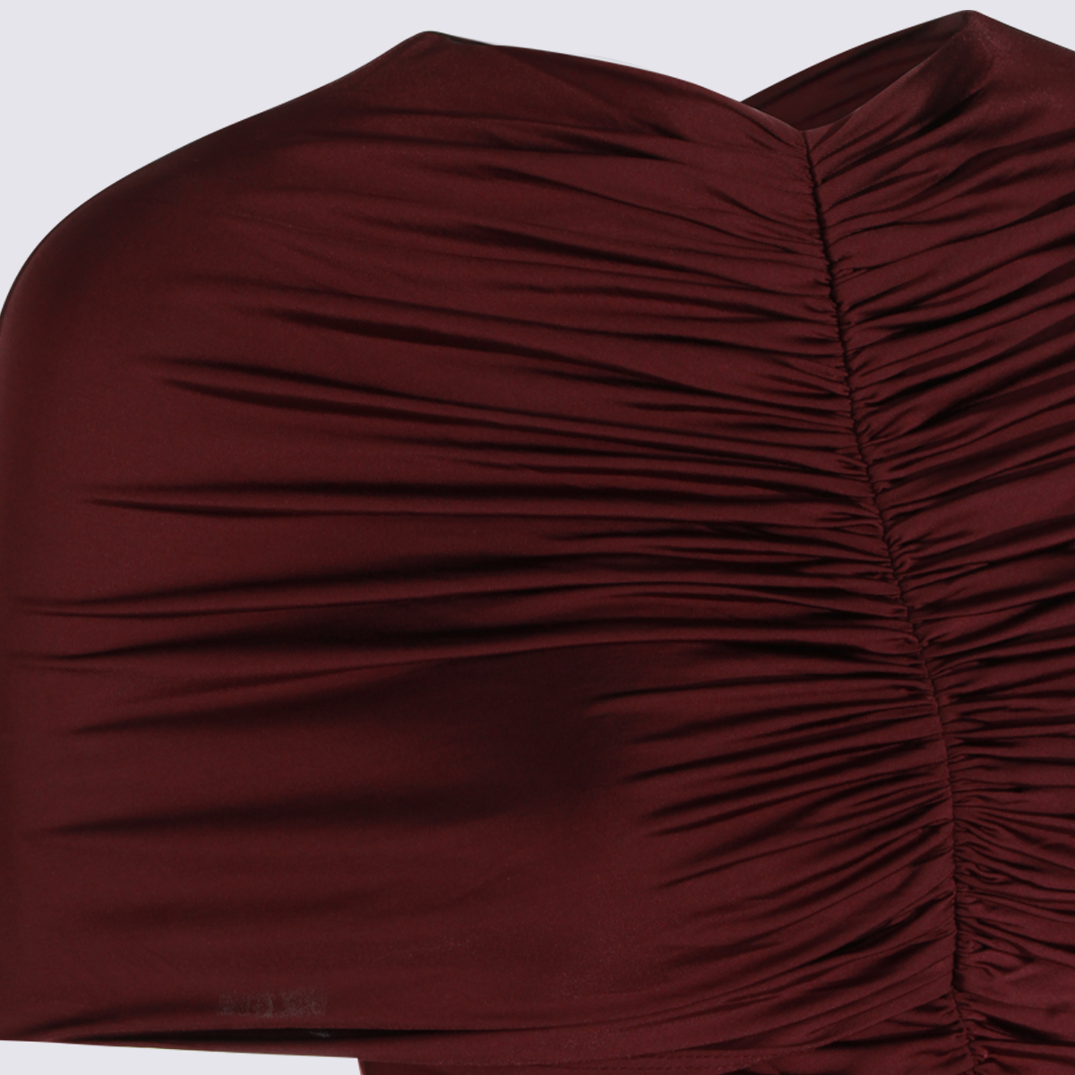 [Self - portrait] Short sleeve dress FW26 PF26098MBUBURGUNDY