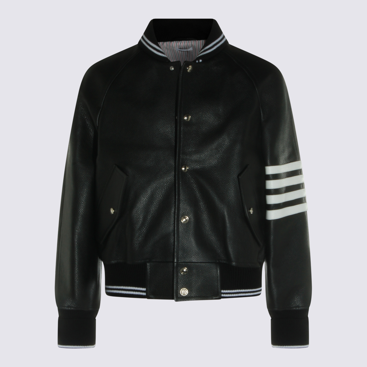 [Thom Browne] Leather Jacket FW26 MJO262YL0149001