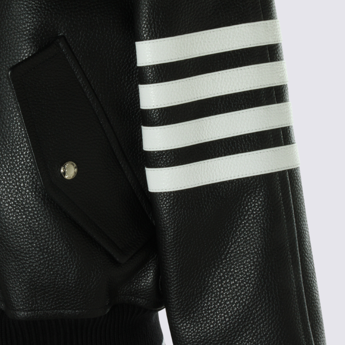 [Thom Browne] Leather Jacket FW26 MJO262YL0149001