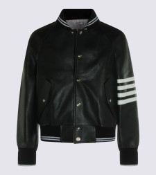 [Thom Browne] Leather Jacket FW26 MJO262YL0149001