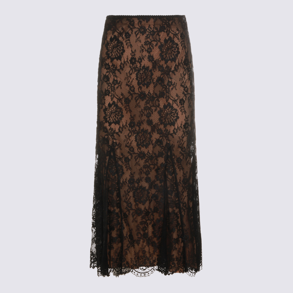 [Self - portrait] Long skirt FW26 PF26032MSKBBLACK