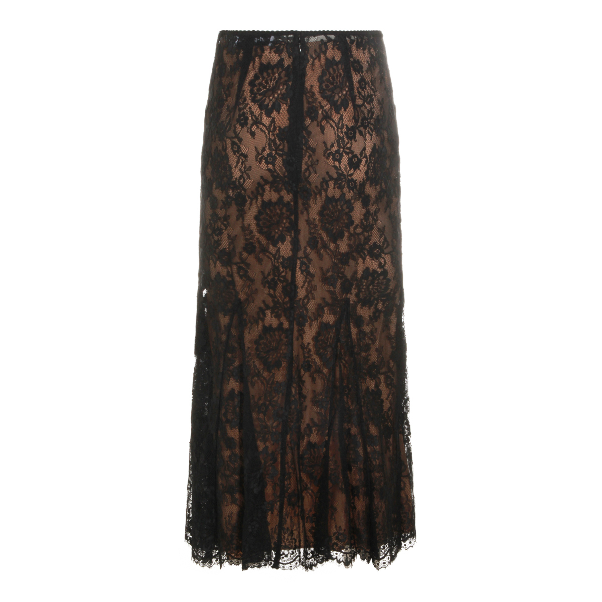 [Self - portrait] Long skirt FW26 PF26032MSKBBLACK