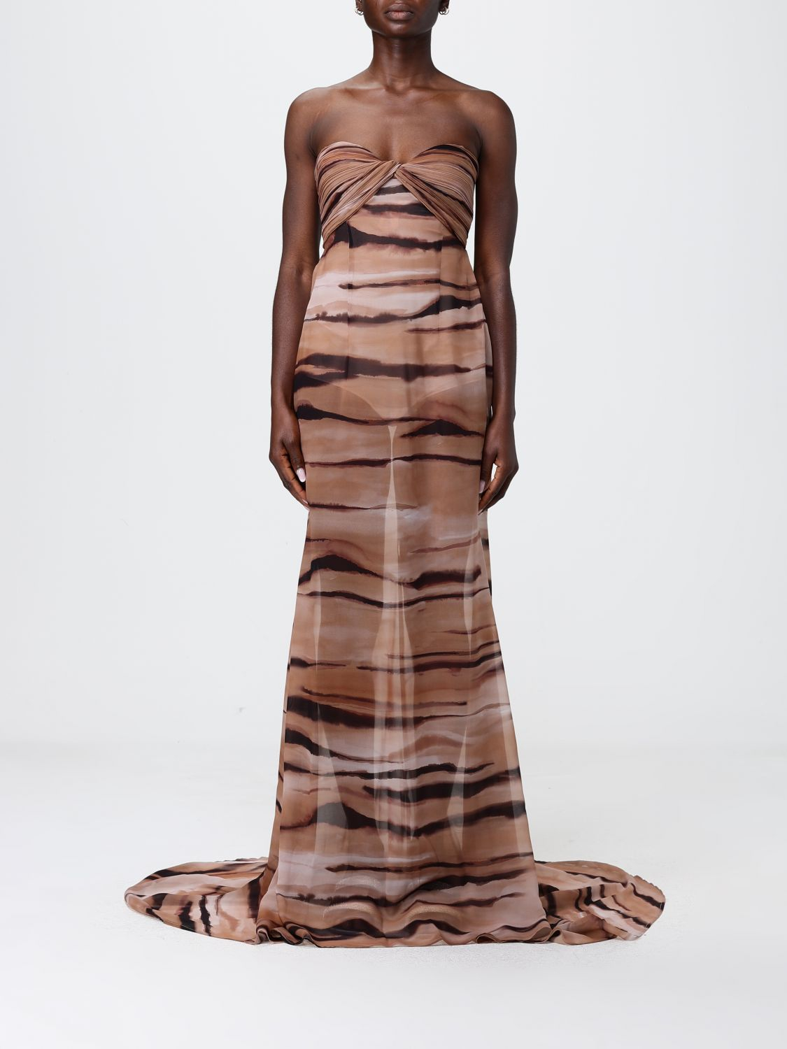 [ELISABETTA FRANCHI] Dress SS26 ABR5562E2 470