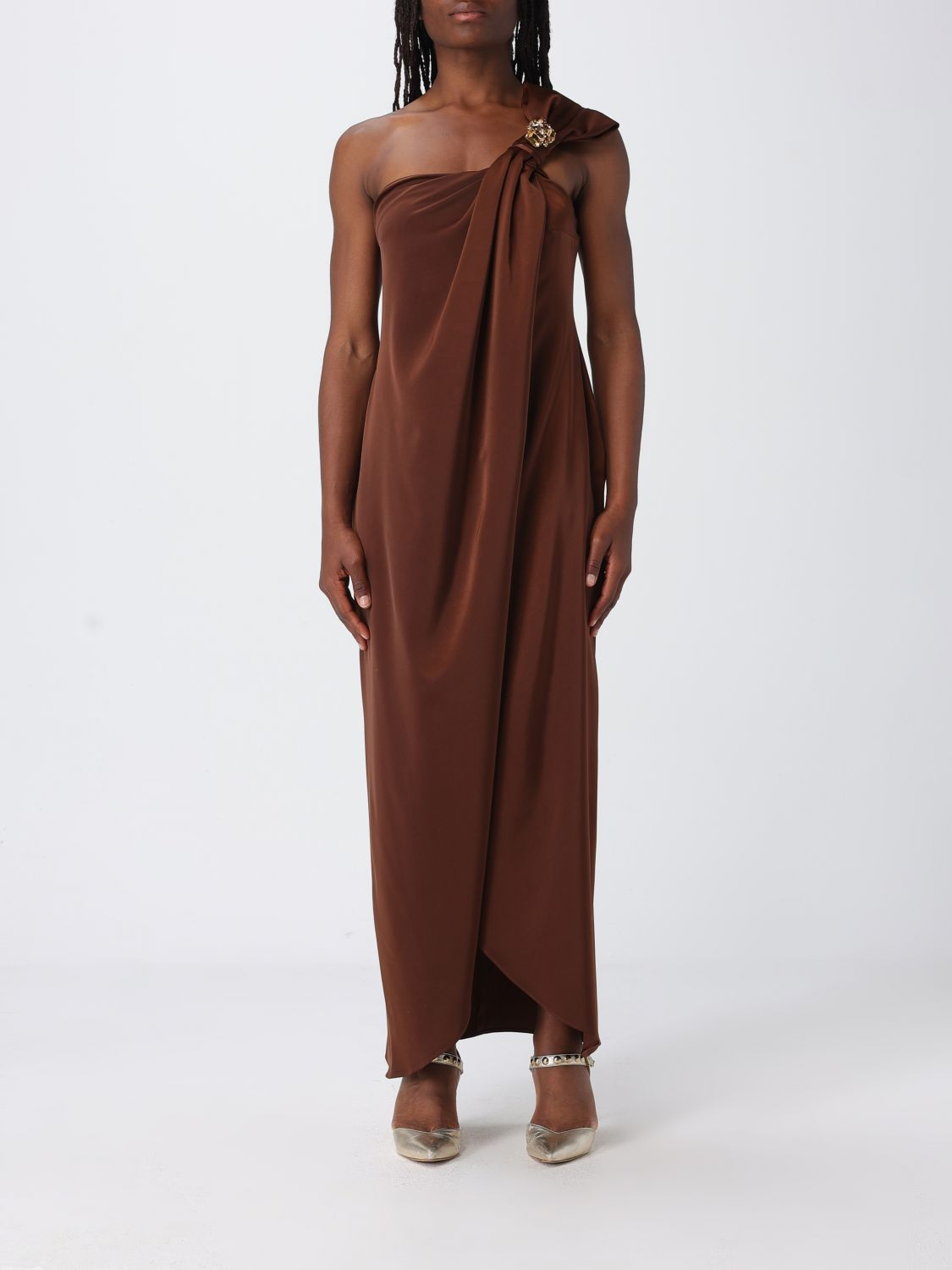 [H COUTURE] Sleeveless dress SS26 HV38754647 TABACCO
