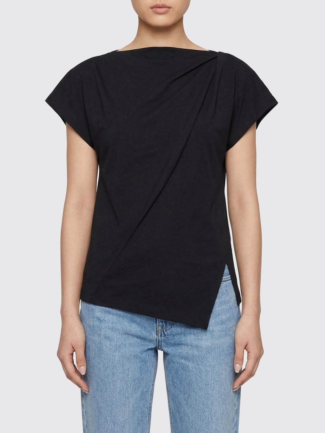 [Isabel Marant] T-shirts Short Sleeve SS26 TS0097FAA1N41I 01BK