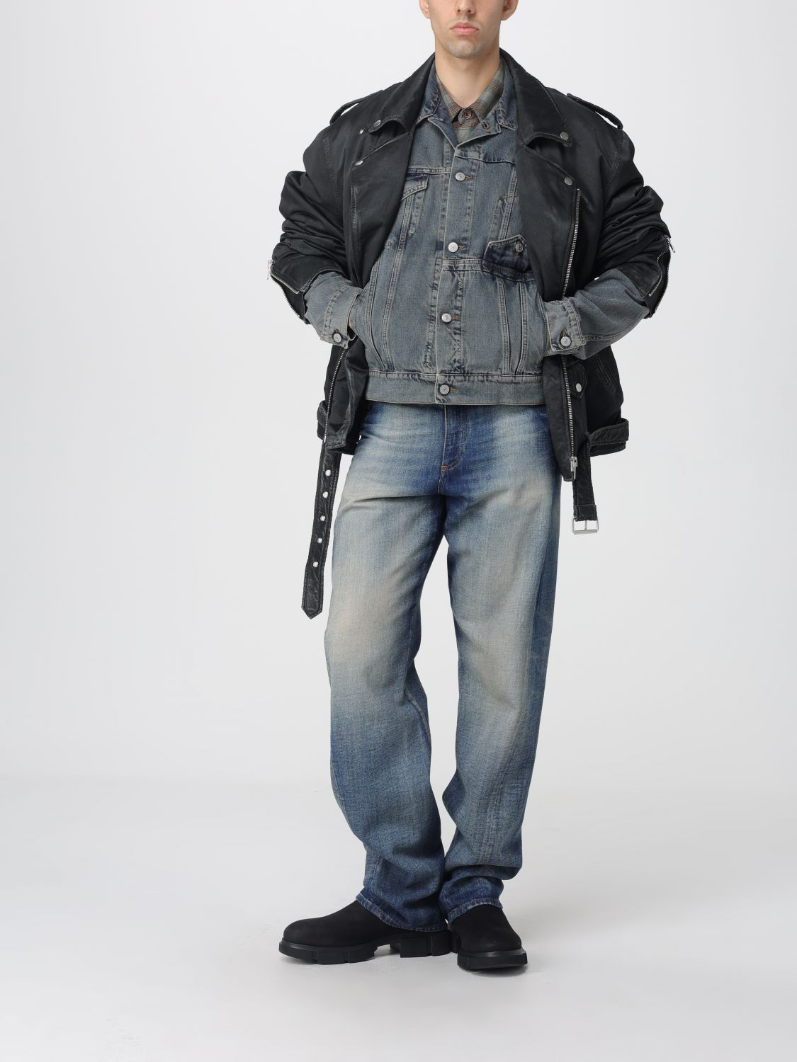 [MM6 Maison Margiela] Leather Jacket FW25 SH0AM0066M35452 899