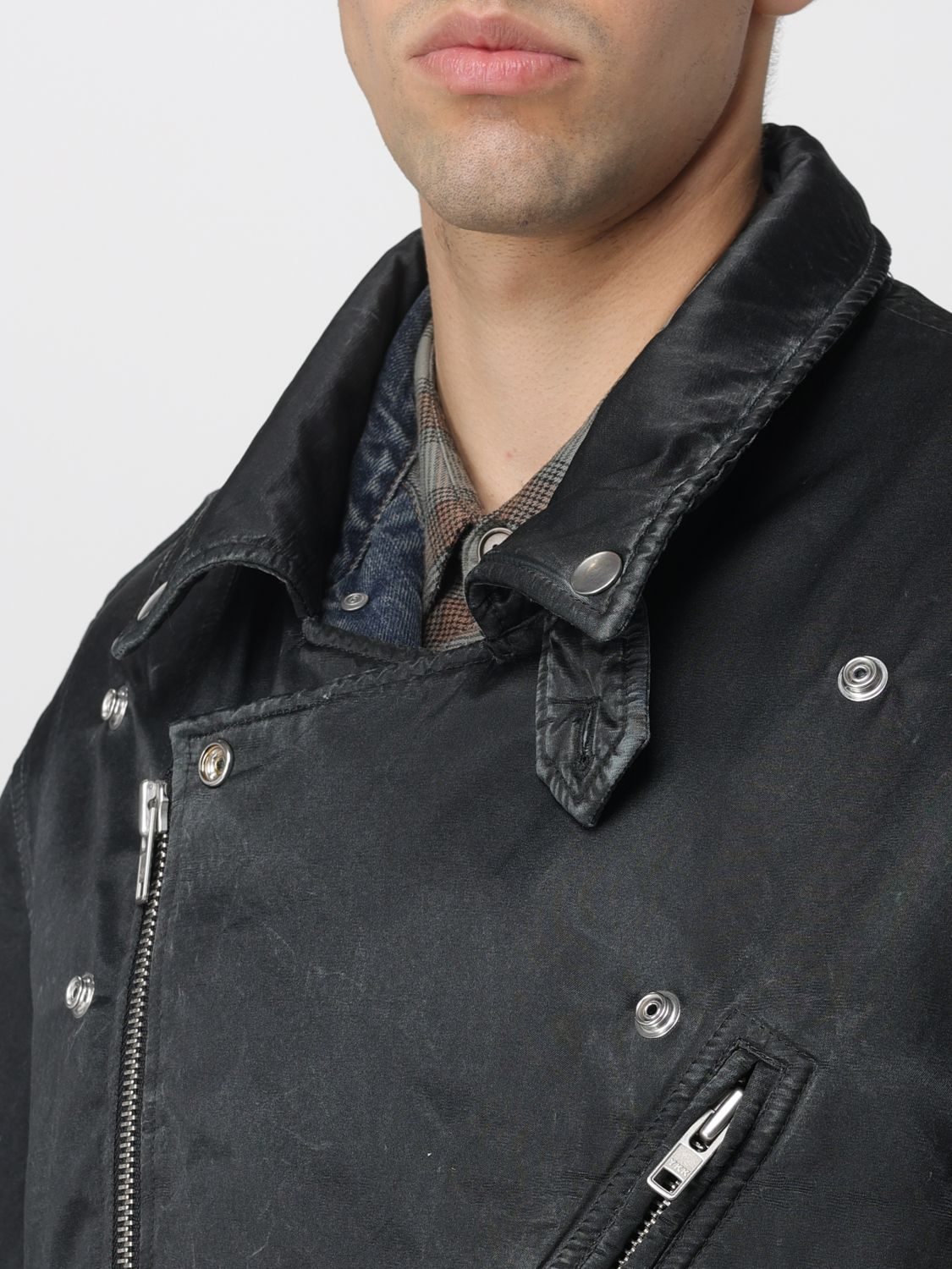[MM6 Maison Margiela] Leather Jacket FW25 SH0AM0066M35452 899