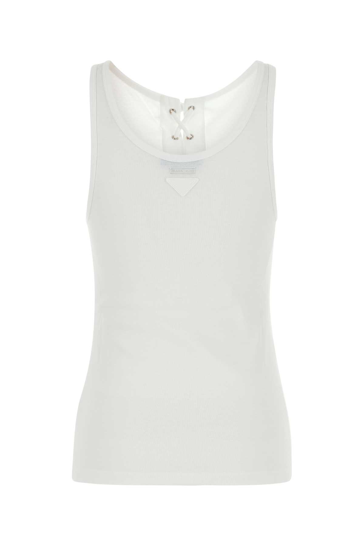 [Prada] T-shirts Sleeveless SS26 39603SOOO10Z0 F0009