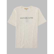 [MICHAEL BY MICHAEL KORS] T-shirts Short Sleeve FW26 MT6524Y97J_110BONE
