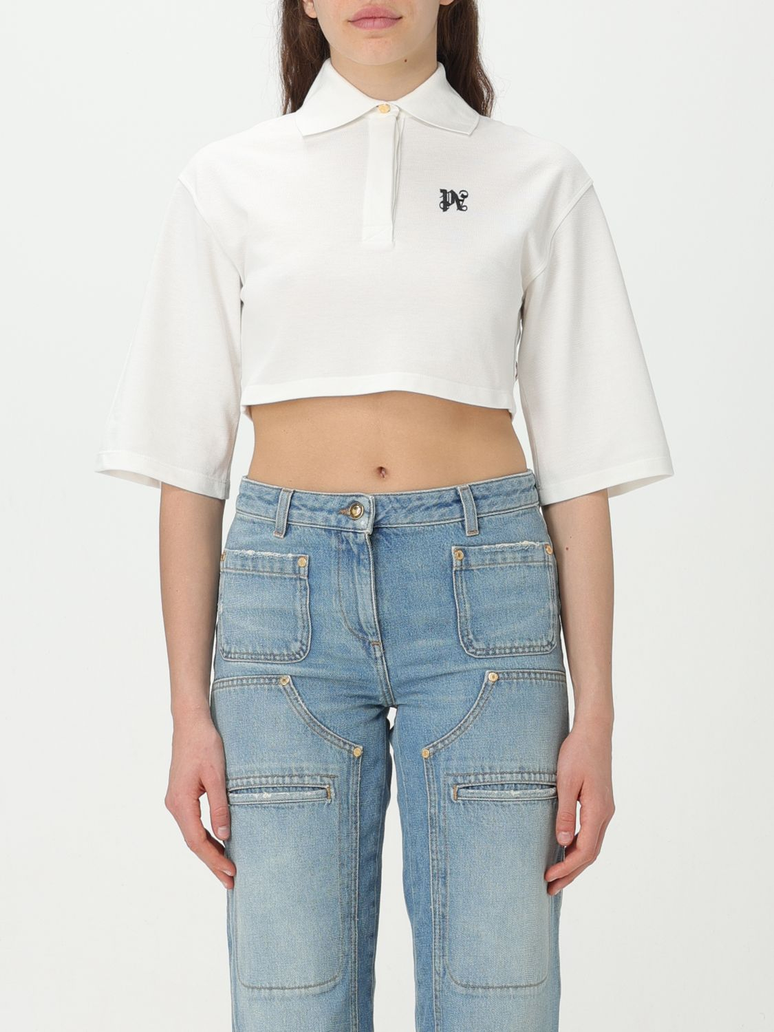[Palm Angels] T-shirts Short Sleeve FW25 PWGB012S24FAB001 0310
