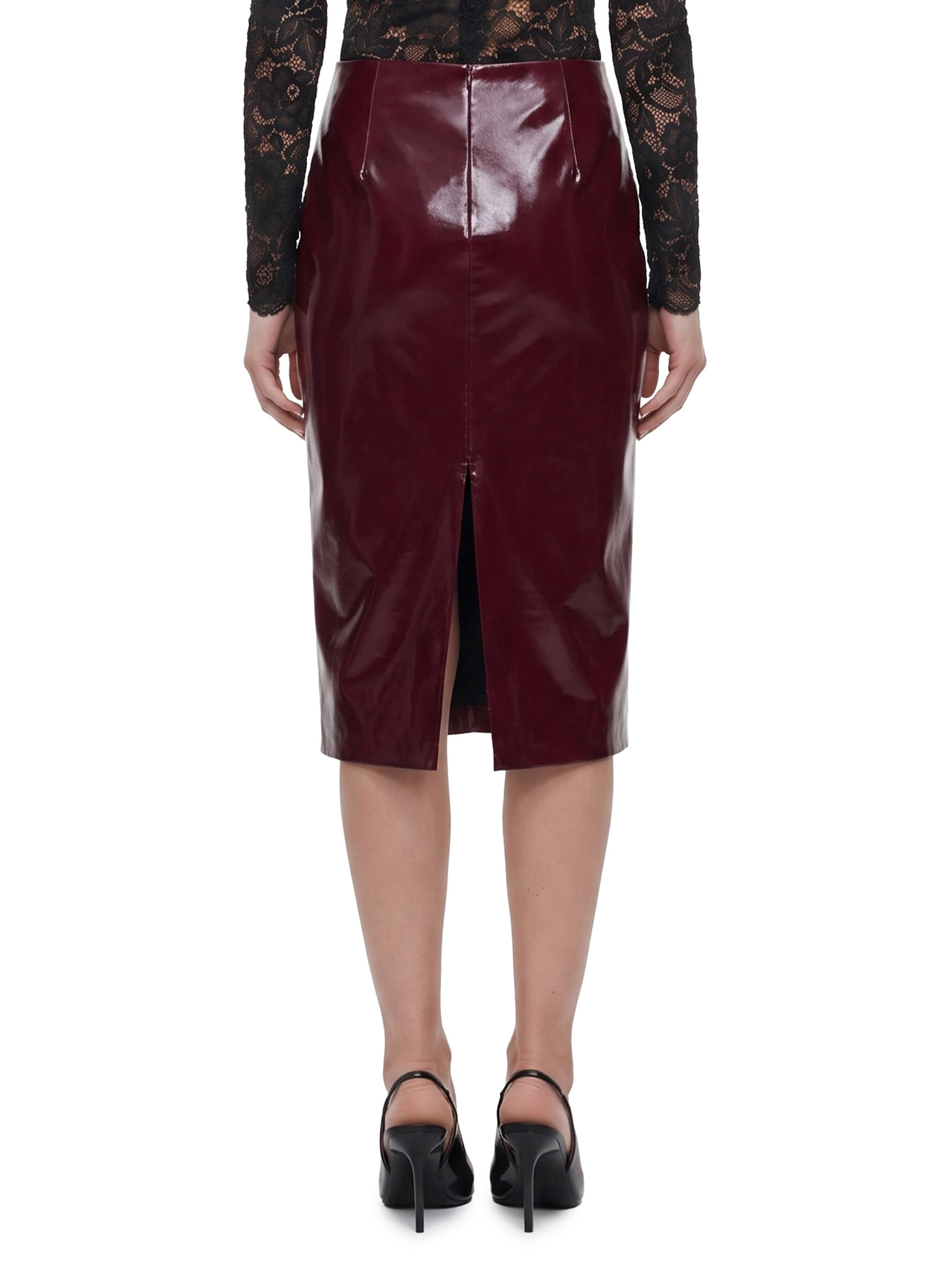 [SELF PORTRAIT] Midi skirt FW26 AW26-080MSK__PU