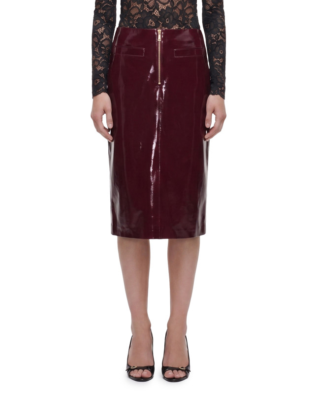 [SELF PORTRAIT] Midi skirt FW26 AW26-080MSK__PU
