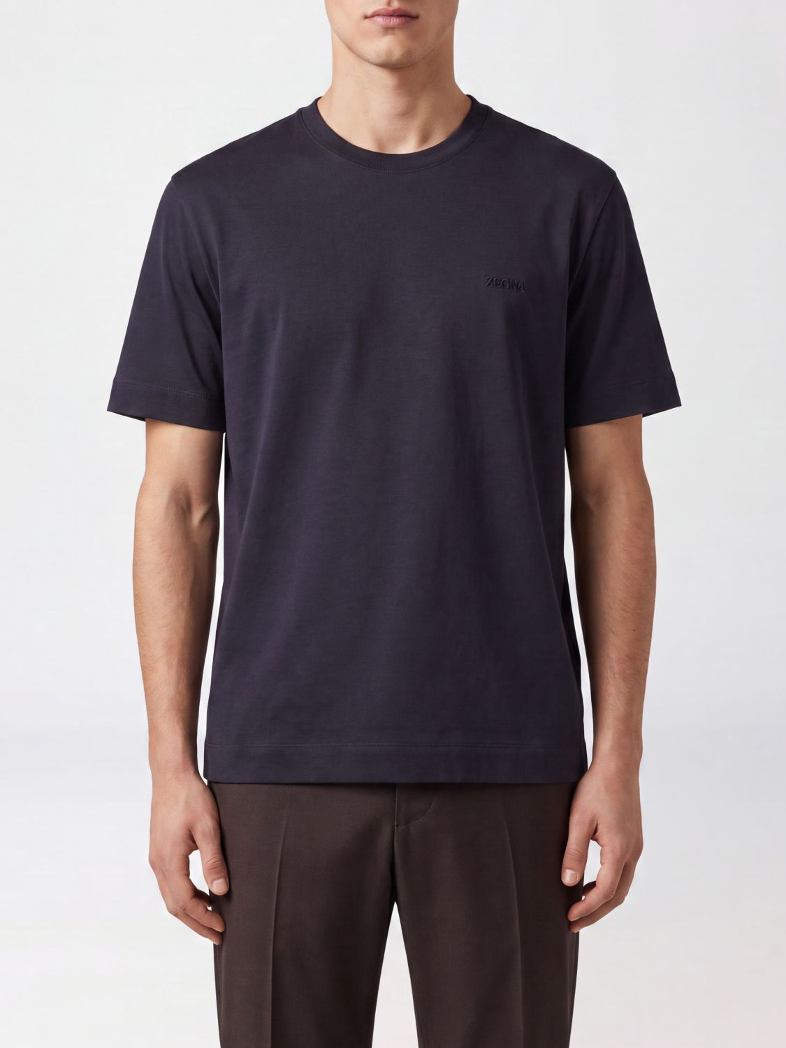 [ZEGNA] T-shirts Short Sleeve SS26 UH360A3H765 B09