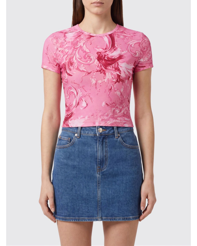 [VERSACE JEANS COUTURE] T-shirts Short Sleeve SS26 80HAH602JS532 499