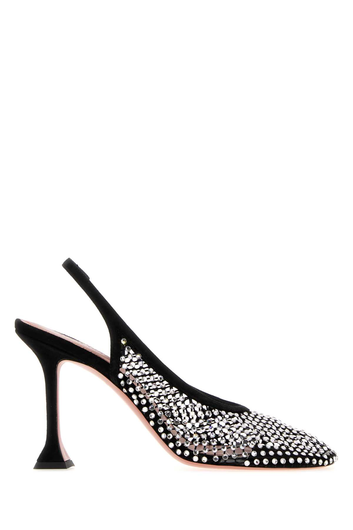 [Amina Muaddi] Pumps SS26 DOLLYCRYSTALNETSLING95 BLAWH
