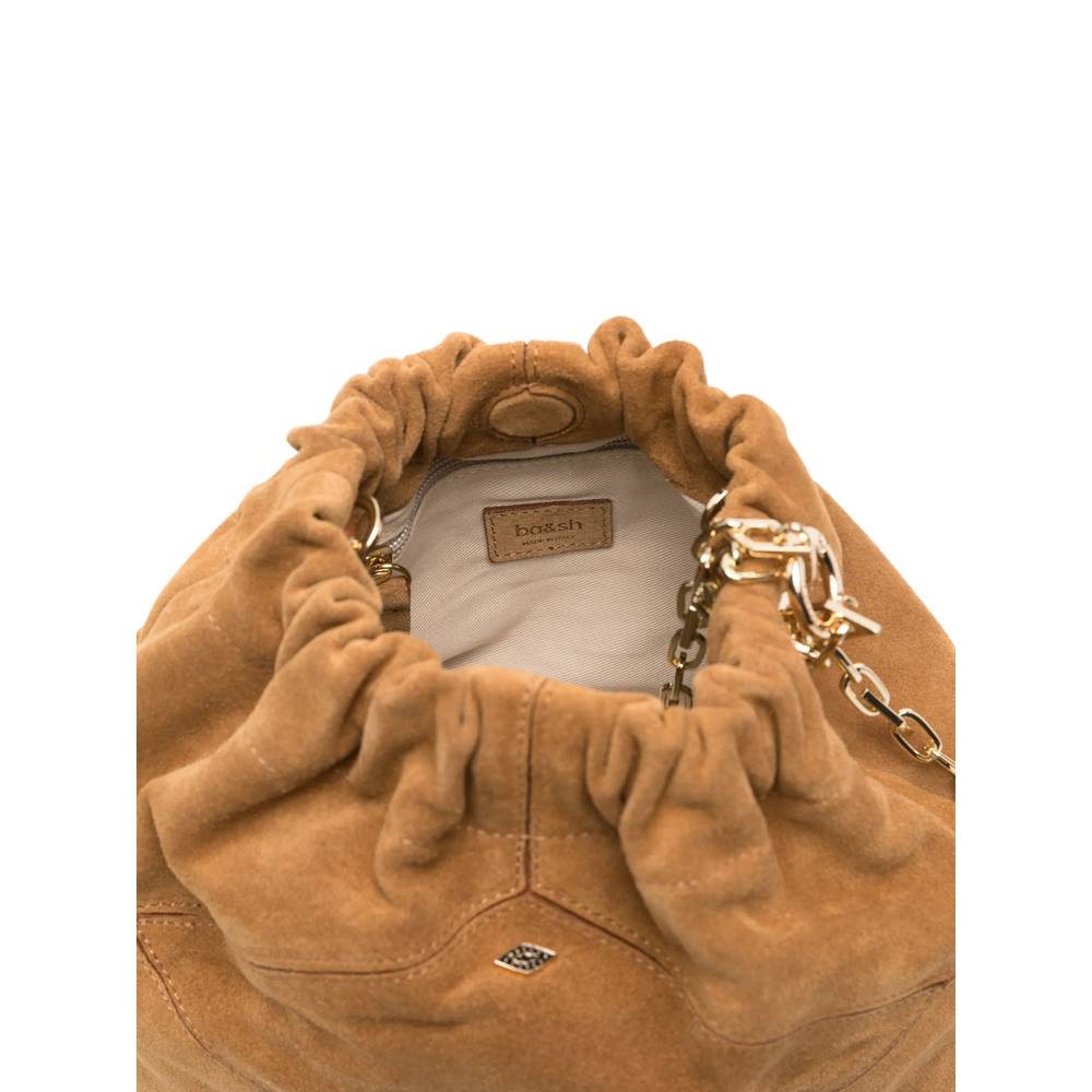 [Ba&sh] Shoulder bag FW26 MINI JUNE S  COGNA