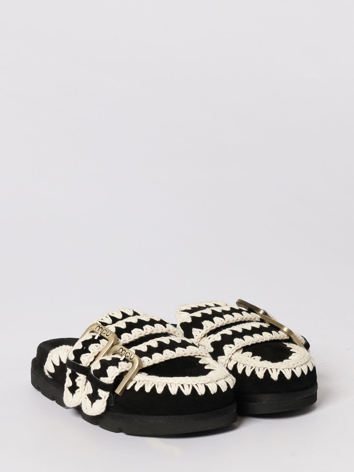 [Mou] Flat shoes SS26 631003A BKWH