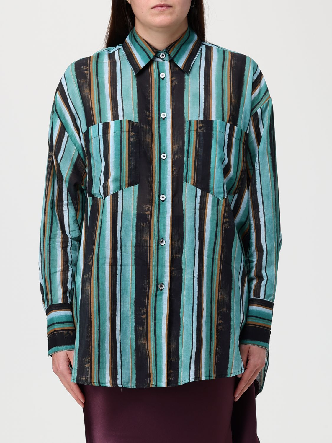[PINKO] Shirts Long Sleeve SS26 106990A3CH SD3