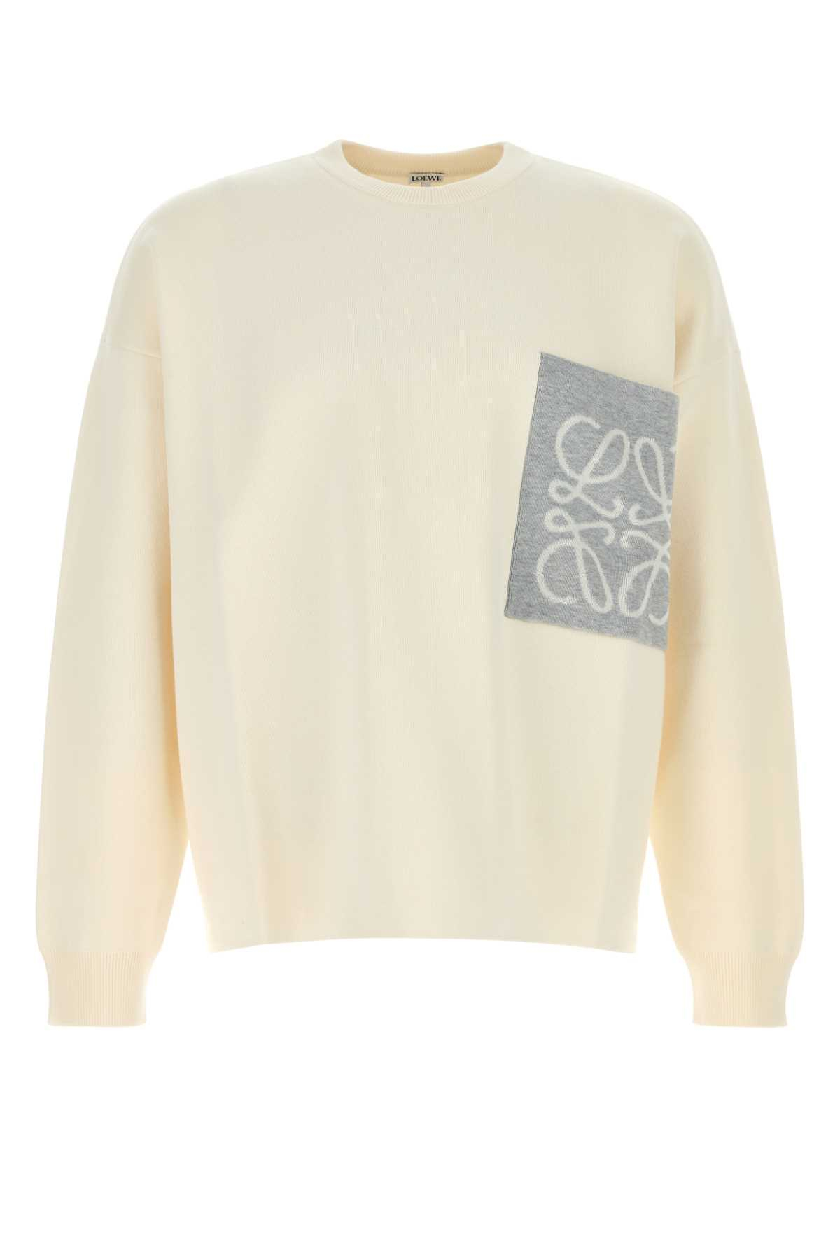 [Loewe] Knitwear FW26 H526Y14KLS BEIGEGREY