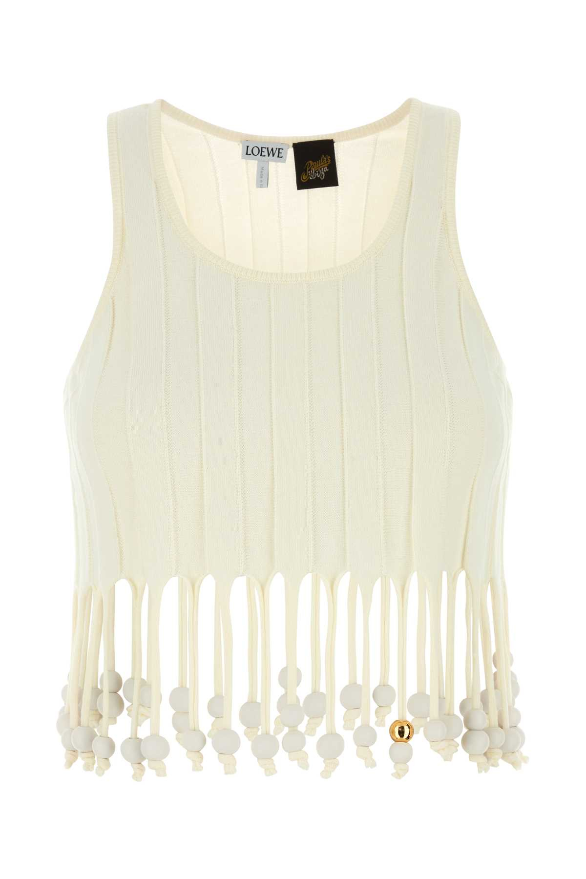 [LOEWE PAULA'S IBIZA] Tank top SS25 S616Y55K20 ECRU