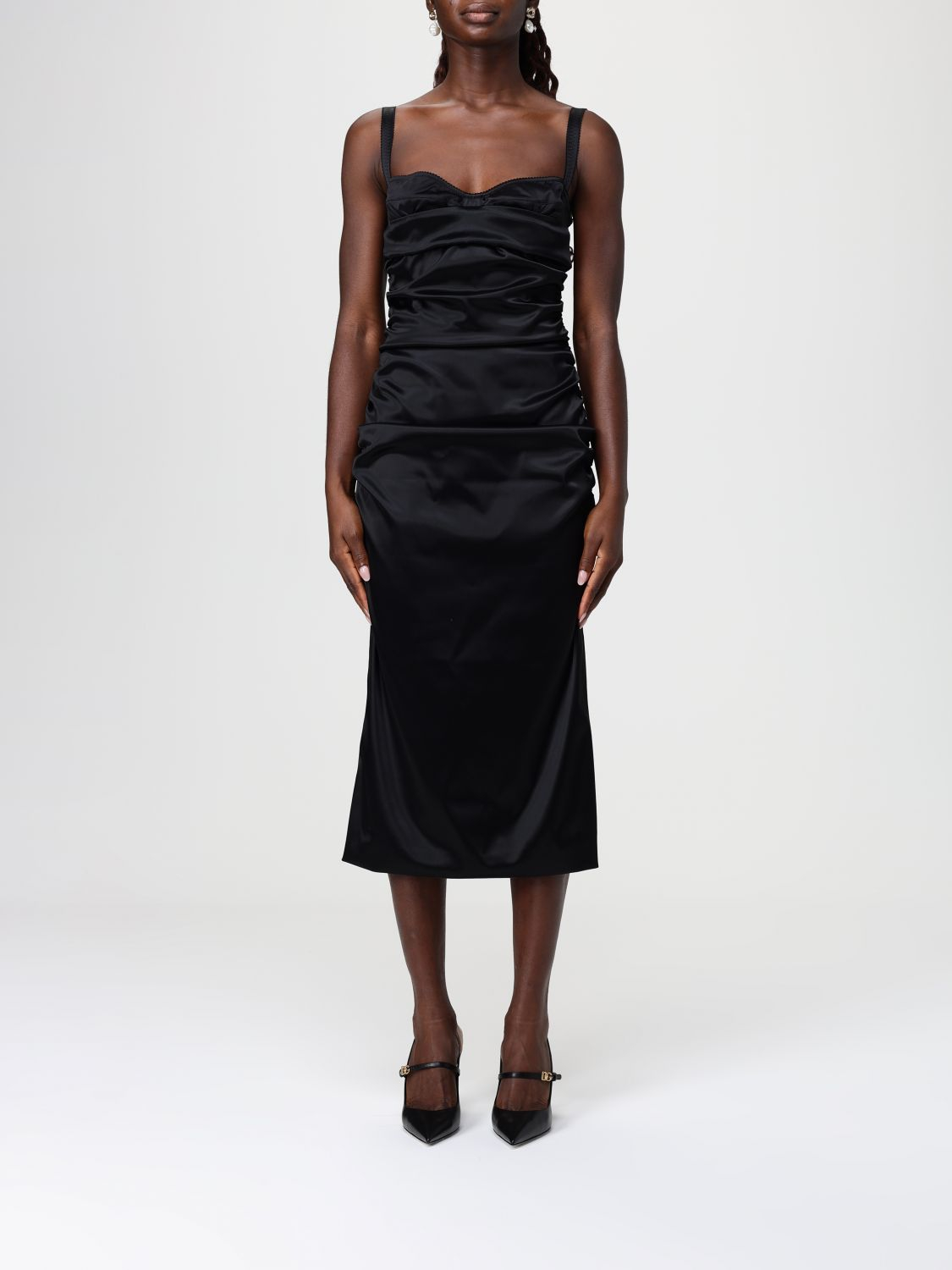 [Dolce & Gabbana] Sleeveless dress SS26 F6TVPTFURAD N0000