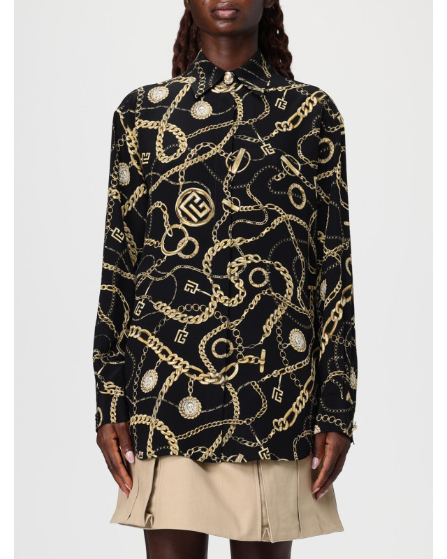 [Balmain] Shirts Long Sleeve FW25 FF1HS435SF00 EAD