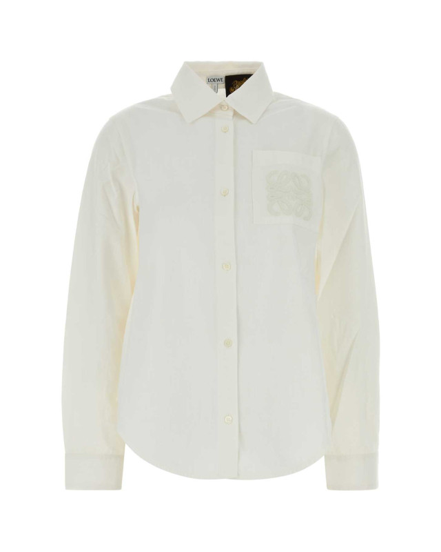 [LOEWE PAULA'S IBIZA] Shirts Long Sleeve SS26 S616Y1DX06 WHITE