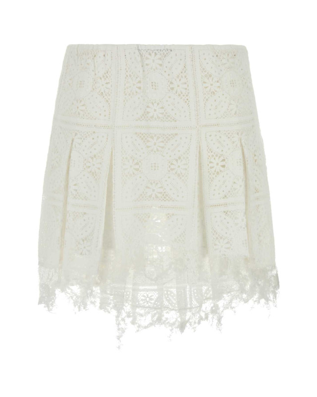 [LOEWE PAULA'S IBIZA] Mini skirt SS25 S616Y1AX03 WHITE