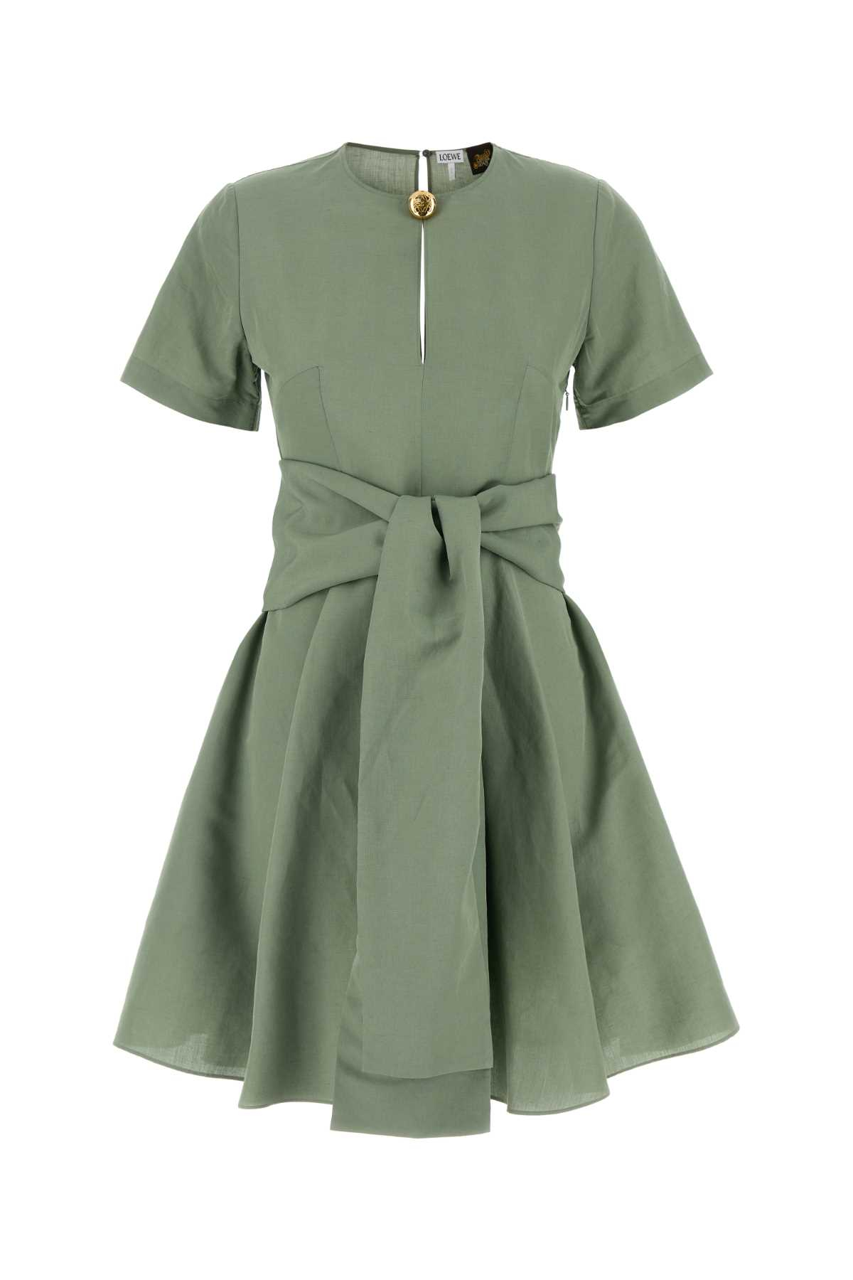 [LOEWE PAULA'S IBIZA] Short sleeve dress SS25 S616Y09XB7 SAGE