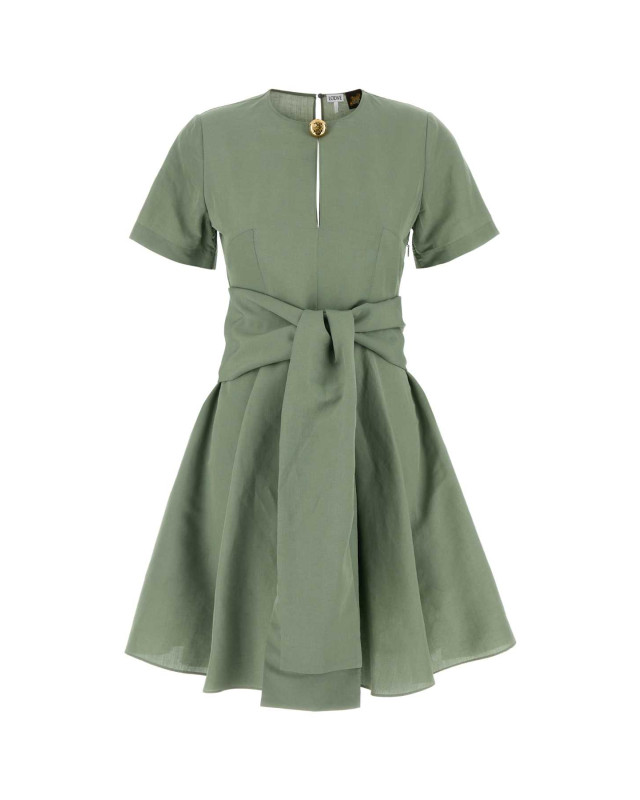 [LOEWE PAULA'S IBIZA] Short sleeve dress SS25 S616Y09XB7 SAGE