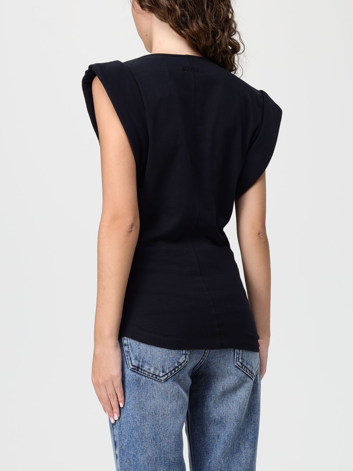 [Isabel Marant] T-shirts Short Sleeve SS26 TS0207FAA1N41I 01BK