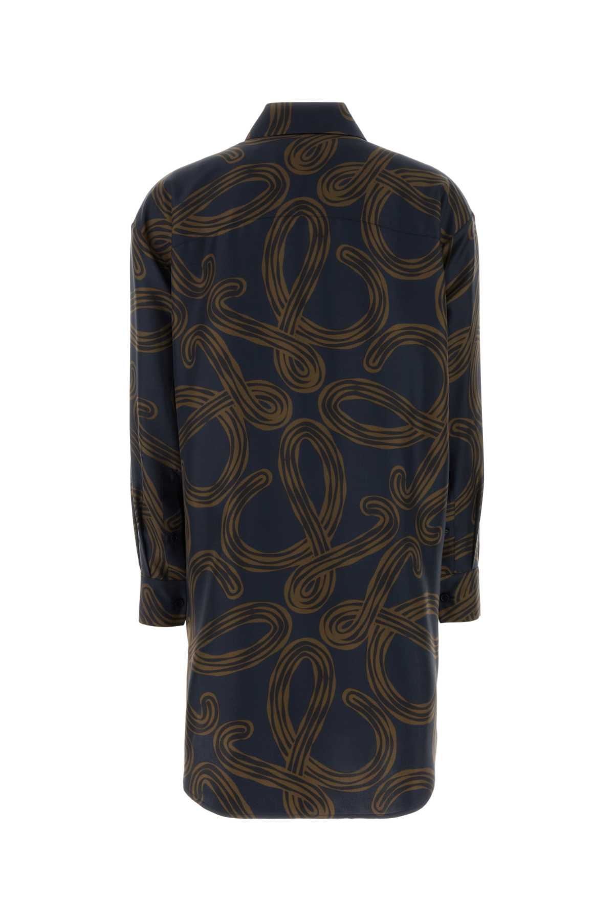 [LOEWE PAULA'S IBIZA] Shirts Long Sleeve SS26 S616Y05X74 NAVYBROWN