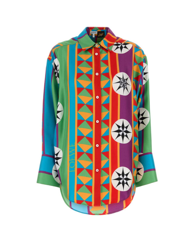 [LOEWE PAULA'S IBIZA] Shirts Long Sleeve SS25 S616Y05X49 MULTICOLOR