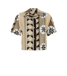 [LOEWE PAULA'S IBIZA] Shirts Short Sleeve SS25 S616Y05X44 BEIGEMULTICOLOR
