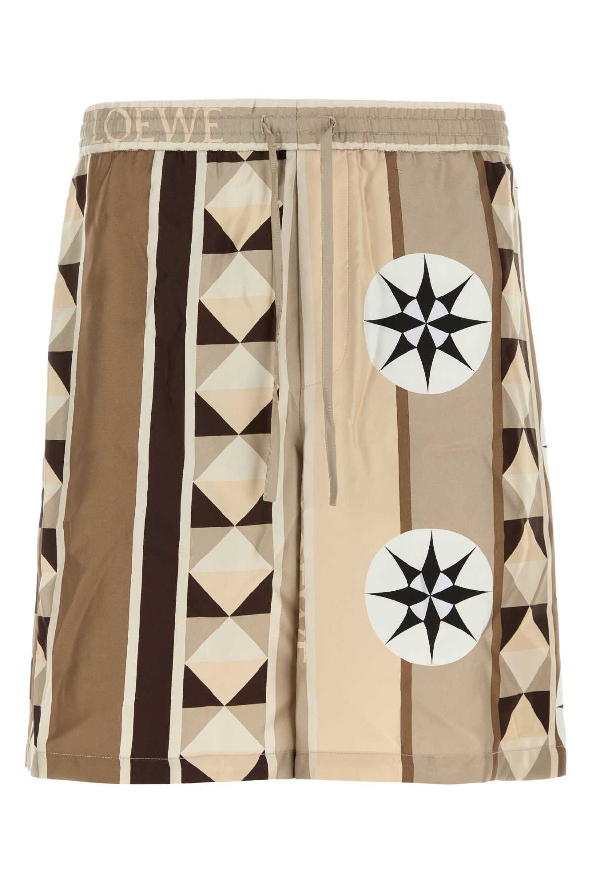 [LOEWE PAULA'S IBIZA] Shorts SS25 H616Y1AX23 BEIGEMULTICOLOR