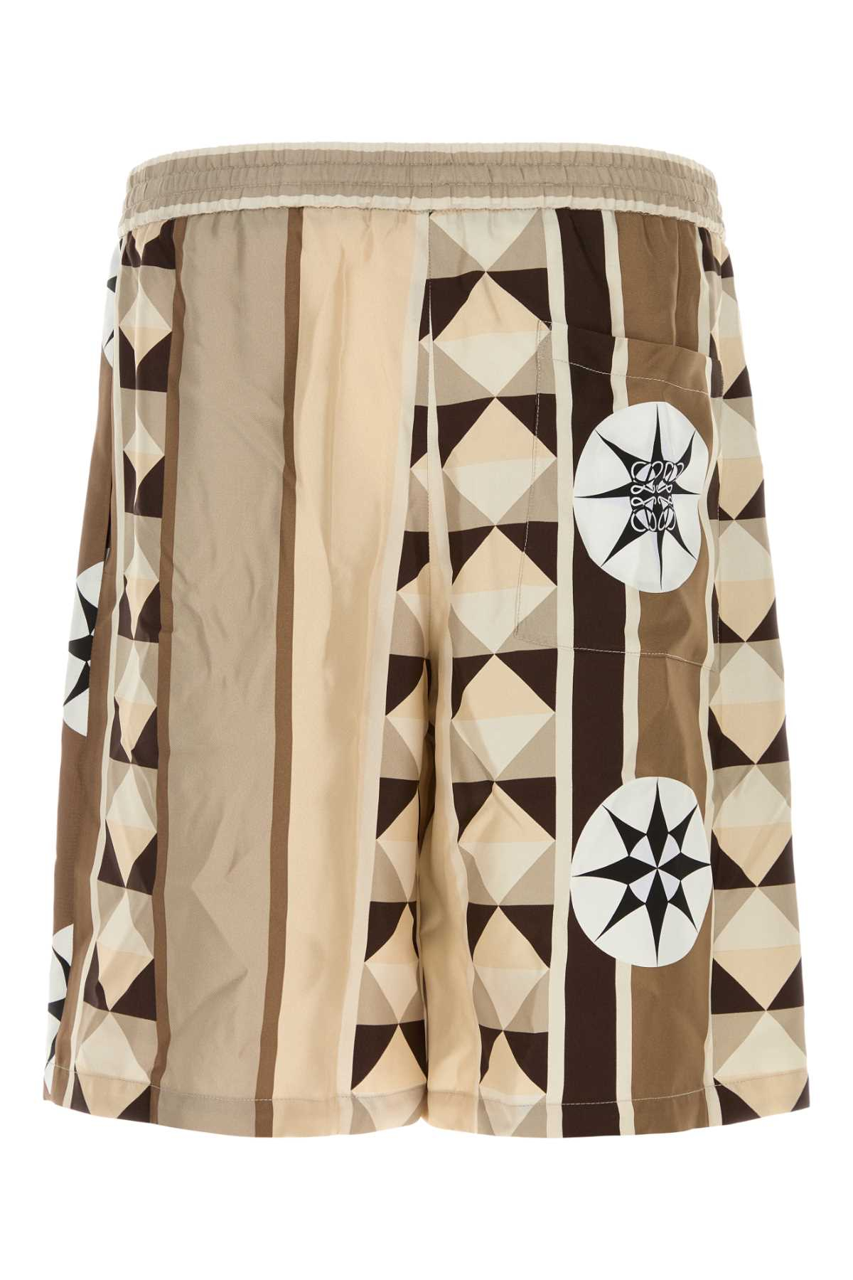 [LOEWE PAULA'S IBIZA] Shorts SS25 H616Y1AX23 BEIGEMULTICOLOR