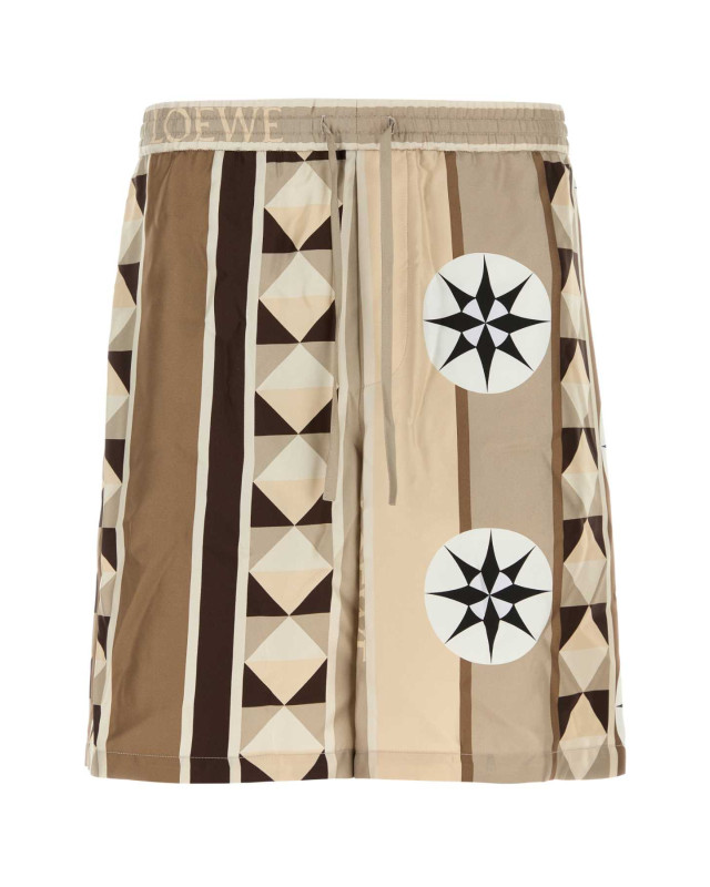 [LOEWE PAULA'S IBIZA] Shorts SS25 H616Y1AX23 BEIGEMULTICOLOR