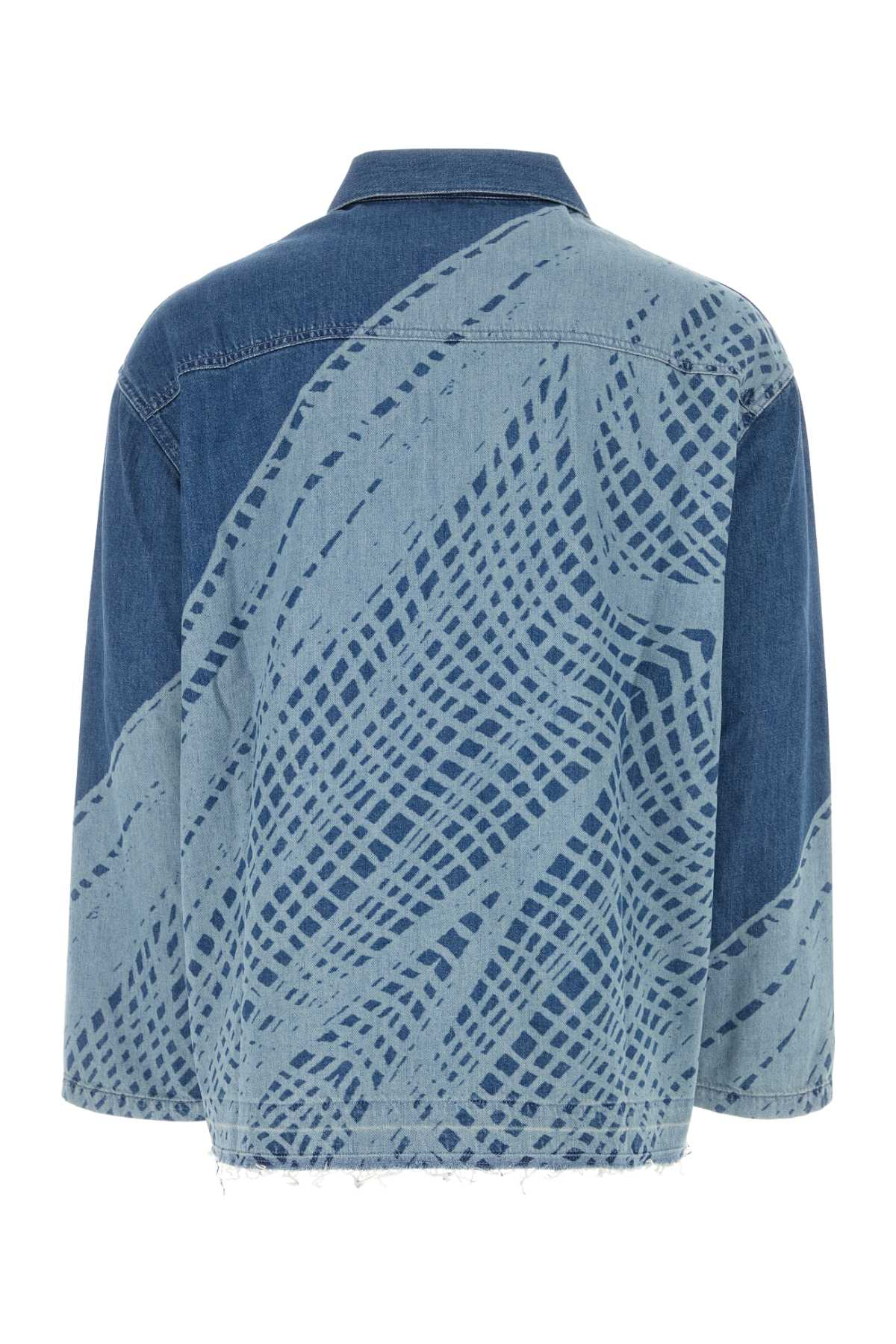 [LOEWE PAULA'S IBIZA] Shirts Long Sleeve SS24 H616Y12X12 LIGHTBLUEWHITE